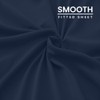West Midlands Homeware King Fitted Sheet Soft Brushed Microfibre Fabric
