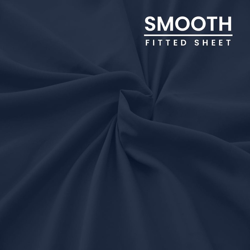 West Midlands Homeware King Fitted Sheet Soft Brushed Microfibre Fabric