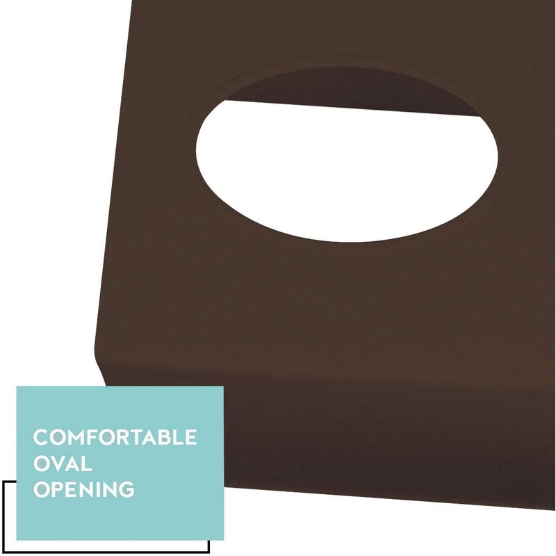 Bronze Tissue Box Cover Square - Plastic Facial Tissue Box