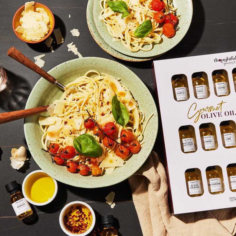 Thoughtfully Gourmet, Olive Oil Sampler Gift Set, Includes Uniquely Flavored
