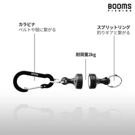 Booms Fishing MRC Magnetic Releaser Black (3 Magnetic Releasers)
