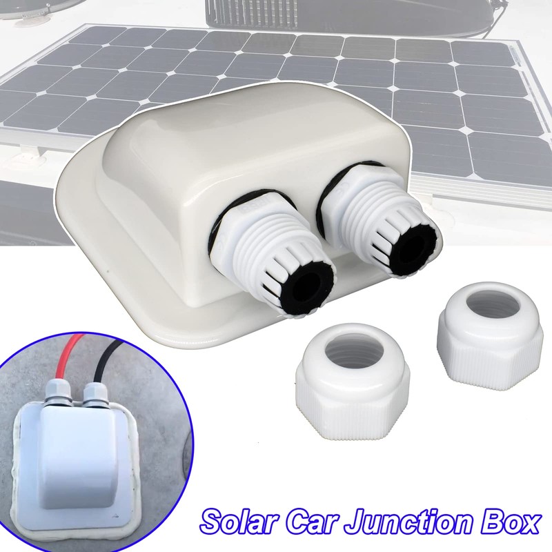AUTOXBERT IP68 Weatherproof Solar Cable Entry Gland Solar Panel Wire