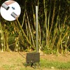 SOLOWILDER Thickness Stove Pipe Stainless Steel 4 Pcs Flue Chimney