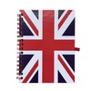 Union Jack Notebook and Matching Pen - Medium A6 Size/London