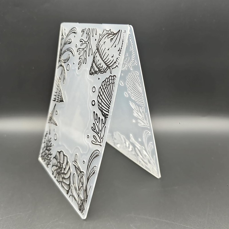 Plastic Embossing Folder A6 Size Underwater World Paper Crafts Plastic