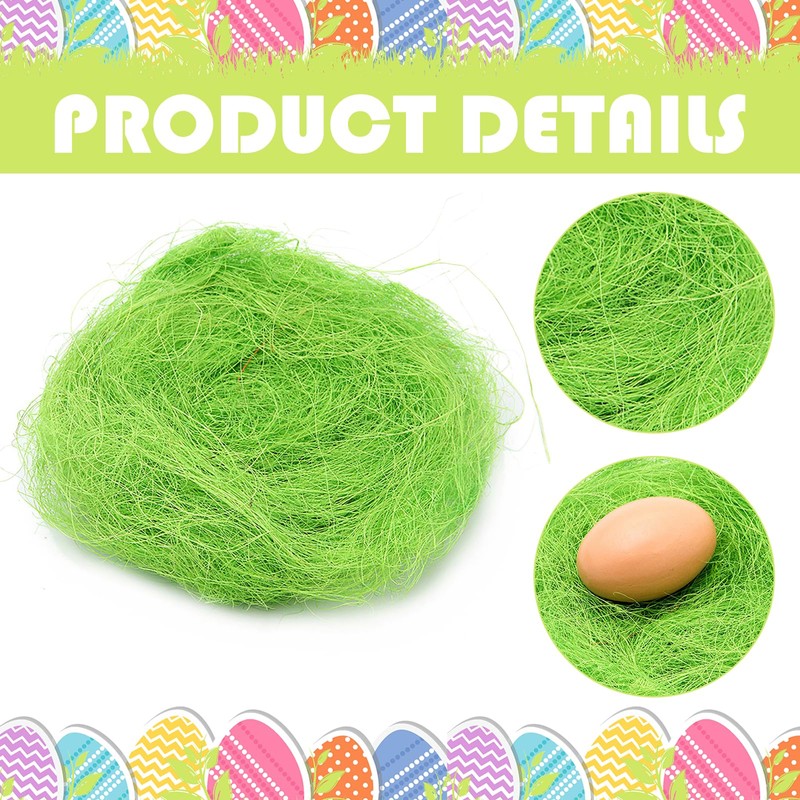 30g Easter Green Grass, Easter Fake Grass, Easters Basket Grasses,