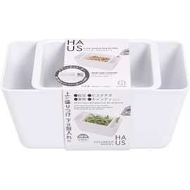 Kokubo Industries HAUS KK-399 Colander & Bowl Set, 8.3 x 3.9 x 4.1 inches (21 x 10 x 10.5 cm)