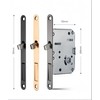 Hoconnie Pocket Door Handle Lock with Edge Pull, Privacy Sliding