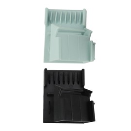 YOSOO Clipper Guards Comb, 2PCS Hair Clipper Guides Combs for Split Ends Heat Rounded Teeth Cutting Hair Trimmer Guards Black Green Hair Clipper Guards Cutting Guides