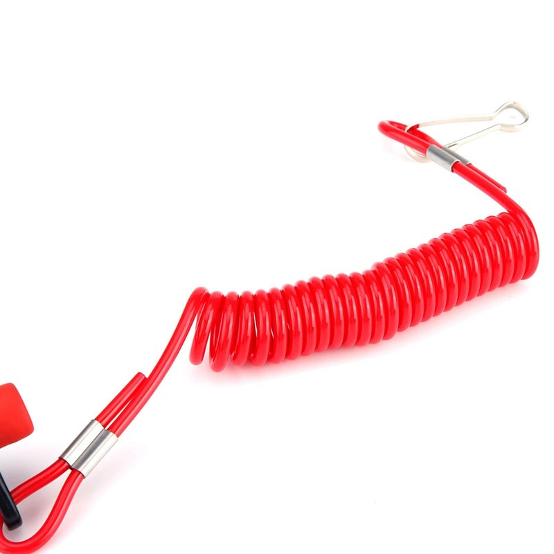 Chazcool Engine Stop Switch, Boat Kill Switch Lanyard, Motorcycle Outboard