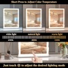 BEAUTME Vanity Mirror 20.5x24.1 Inch,Makeup Mirror with Lights,Hollywood Mirror,LED Mirror