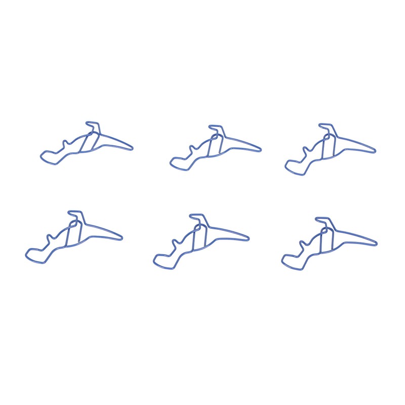 50pcs Paper Clips Strong Clamping Power Electroplating Process Colorfast Paperclips