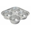 Handi-Foil 4-Cavity Cup Aluminum Foil Muffin Cupcake Pan - Disposable