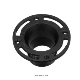 Toilet Flange Twist-N-Set 4 in. Cast Iron Toilet Flange