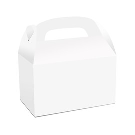 Partystadl 12 Pack Party Favor Boxes, Eco-Friendly Kraft Paper Candy Boxes with Handles, Sturdy Favor Boxes for Birthday, Holiday Events, and Snacks (White)