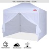 MASTERCANOPY Pop-up Canopy Sidewall Kit, 3 Sidewalls & 1 Doorwall