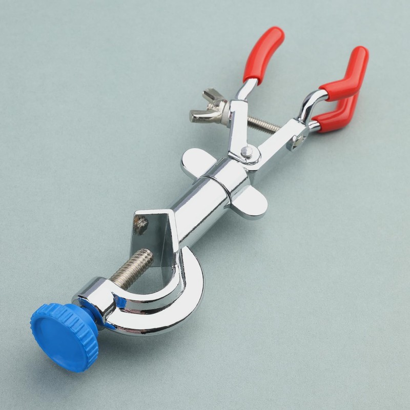 stonylab Small 3-Prong Swivel Clamp: Sturdy Single Adjust Multipurpose 360