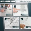 958-G01 7-Piece Caulking Spatula Tool Set, Stainless Steel Streamlined Squeegee