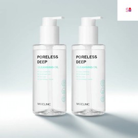 Max Clinic Poreless Deep Cleansing Oil 200mlx2 capacity per unit / 맥스클리닉 포어리스 딥 클렌징오일 200mlx2개 개당 용량