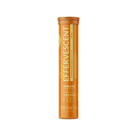 Primal Vitamin C 1000mg Orange Effervescent - Natural, Sugar-Free & No Artificial Sweeteners - 20 Vegan Tablets