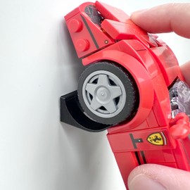 The Good Idea | Wall Mount Hook for Speed Champions Cars - Easy Vertical Install Organization Display Stand Hooks Bracket for Brick Cars Floating Display Shelves (4 Pack)