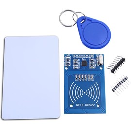 DIGISHUO MFRC-522 RC522 Module Kit RFID NFC Reader RF IC Card Inductive Sensor Module Kit Compatible with Arduino Module with S50 NFC Card/NFC Key Ring/Pin