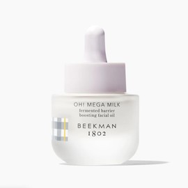 Beekman 1802 Oh! Mega Milk Fermented Barrier Boosting Facial Oil - Fragrance Free - 0.5 fl oz - Intensely Hydrates & Softens Dry Skin - Strengthens & Repairs - Good for Sensitive Skin - Cruelty Free
