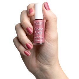 PODERM - FUNGAL NAIL INFECTIONS - Nail varnish TEA TREE - Prevention & Treatment of Nails Yellowed/Damaged by FUNGAL INFECTIONS - TREATS & COLOURS - foot/hand treatment - Swiss Made