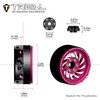 TREAL 1.9 Beadlock Wheels - Cyclone Style CNC Machined Aluminum