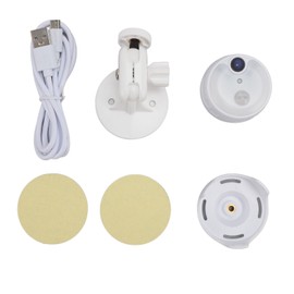 Tiny Security Camera 1080P HD Remote Monitoring Night Vision Motion Detection Mini WiFi Camera Home Security Camera for Pet Baby White