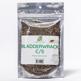 Herb To Body Bladderwrack Herb Cut & Sifted - 4oz, Wildcrafted Fucus Vesiculosus for Herbal Tea, Bladderwrack Tea, Seaweed Broths, Culinary Seasoning, and DIY Herbal Blends