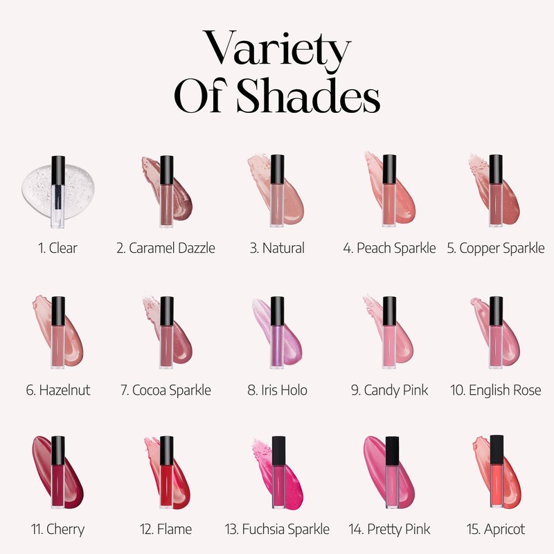 Radiant Professional Lip Glaze (15 Shades) - Ultra-Glossy, Non-Sticky &