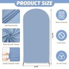 MODFUNS Dusty Blue Arch Backdrop Cover 3.3x6.6ft Spandex Arch Cover