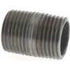 PlumberStop - 1-1/4 X 4 Black Nipple, Steel Pipe Pre-Cuts,