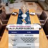 Elegant Natural Linen Look Tablecloth, Lina Tablecloth and Table Runner,