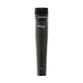 Stagg SDM70 Professional Cardioid Dynamic Microphone, 3-Pin XLR Connection, Instrumental Microphone for Guitars, Amplifiers and Drums