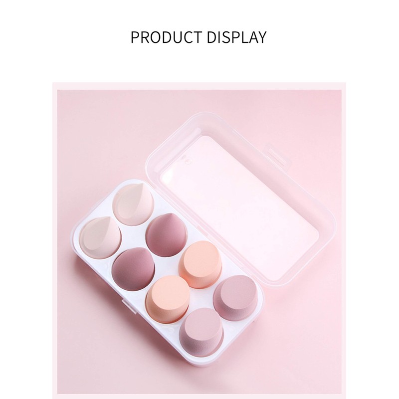 Make up Schwämmchen 8 Stück Make up Schwamm Set Rosa