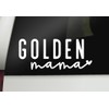 Golden Mama Decal Golden Retriver Mom Car Bumper Sticker Window