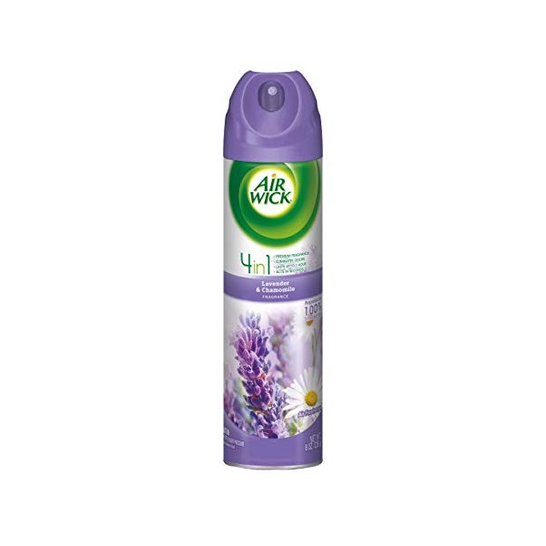 Air Wick Aerosol Spray Air Freshener, Lavender and Chamomile *Packaging May Vary* 8 oz