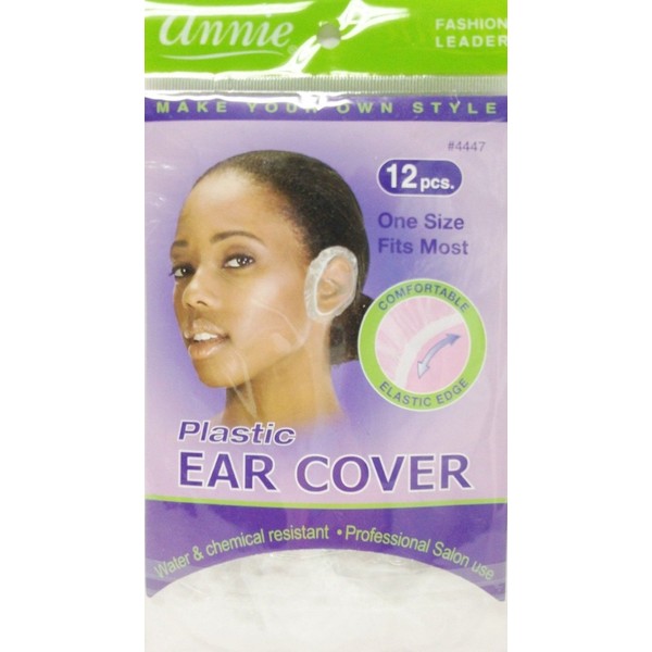Annie Plastic Ear Cover 12 Pcs One Size Fits Most #4447