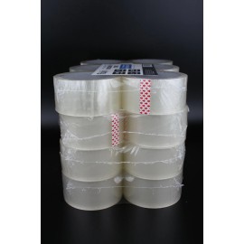 FLIPIFY 24 rolls Carton Sealing Clear Packing Shipping Box Tape 2 Mil- 2" x 55 Yards