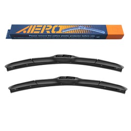 AERO Hybrid 24" + 24" Premium Quality All-Season Windshield Wiper Blades (Set of 2)