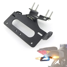 Xitomer Tail Tidy, Fender Eliminator Fit for FZ-07 MT-07 2014 2015 2016 2017 2018 2019 2020, with LED License Plate Light, Compatible with OEM/Stock Turn Signal