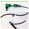 Drip Irrigation System, Push-to-Connect Adjustable Irrigation Set for Garden, Raised