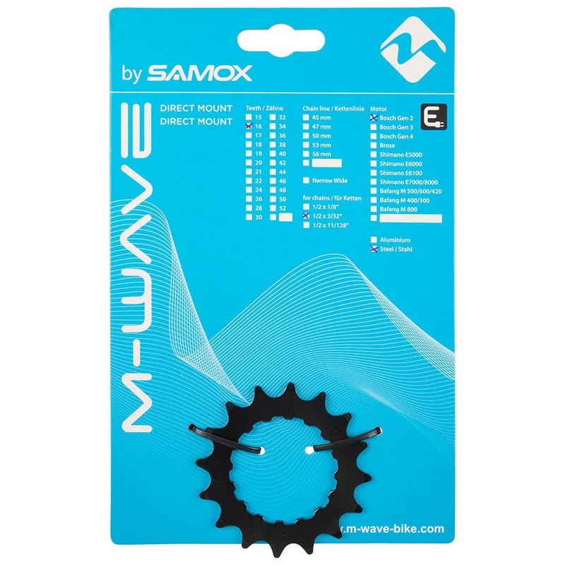 Samox Unisex Adult PD-DM-Gen2 E-Bike Chainring for Bosch GEN 2,
