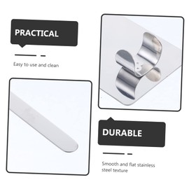 LALAFINA Portable Makeup Palette Spatula Set Stainless Steel for Foundation Eyeshadow Pigment Mixing Nail Art