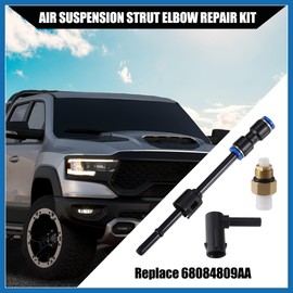 A ABSOPRO No.68084809AA Suspension Elbow Air Strut Repair Kit for Jeep Wagoneer 2022-2023 for Ram 1500 2013-2017 / Inner Air Tube Fitting/Durable Plastic / 1Set Item Replacement