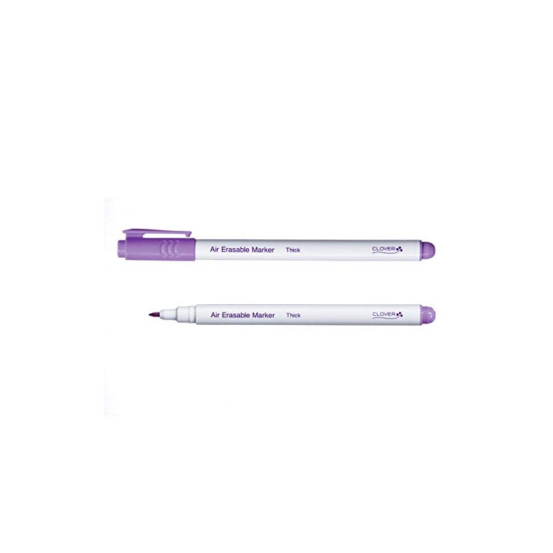 Clover Thick Air Erasable Marker, Purple, 1 Count (Pack of
