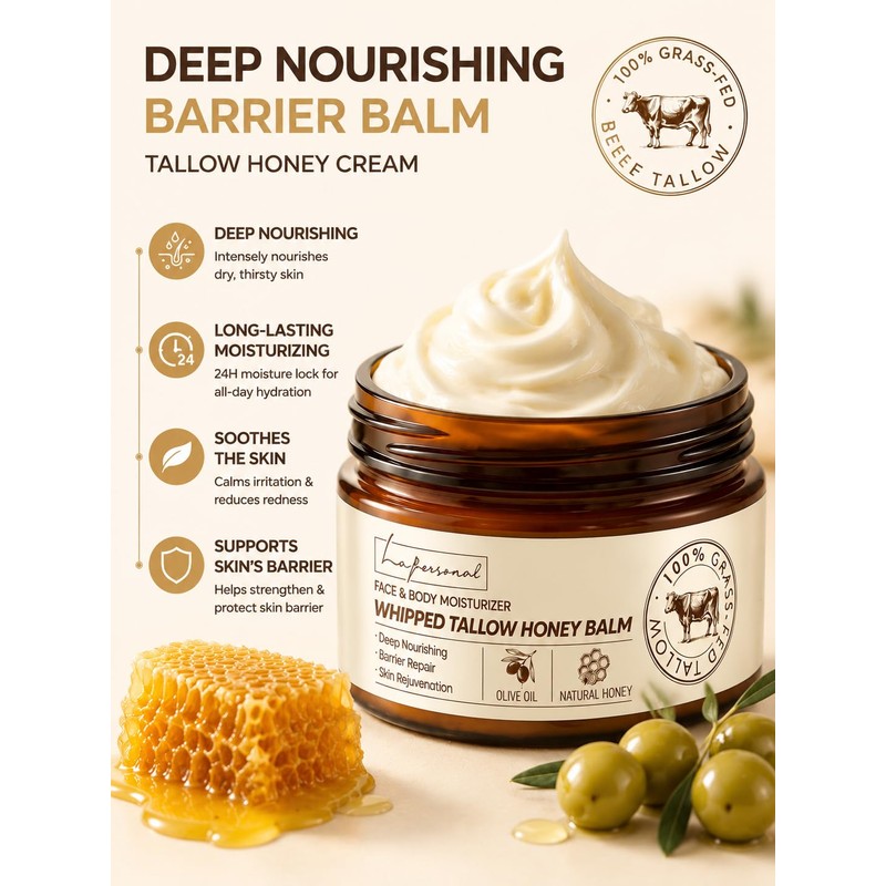 Beef Tallow for Skin & Face – Whipped Tallow and
