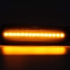Lámpara Lateral del Coche 2 Uds Luz de Señal Brillante